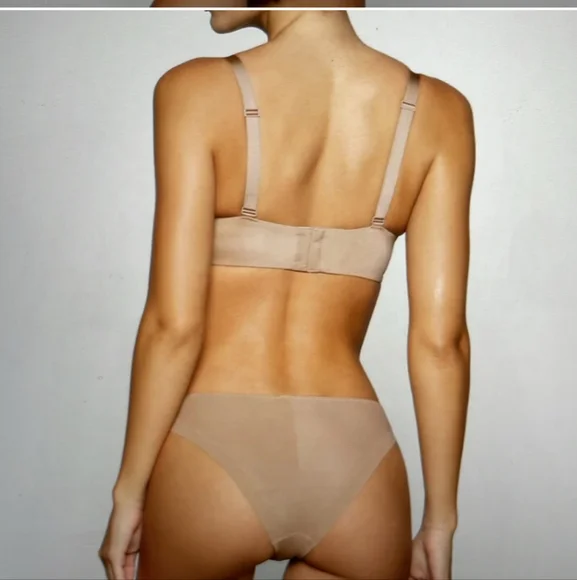 Skims Unlined Balconette Bra 34DD  Pink - Picture 9 of 10